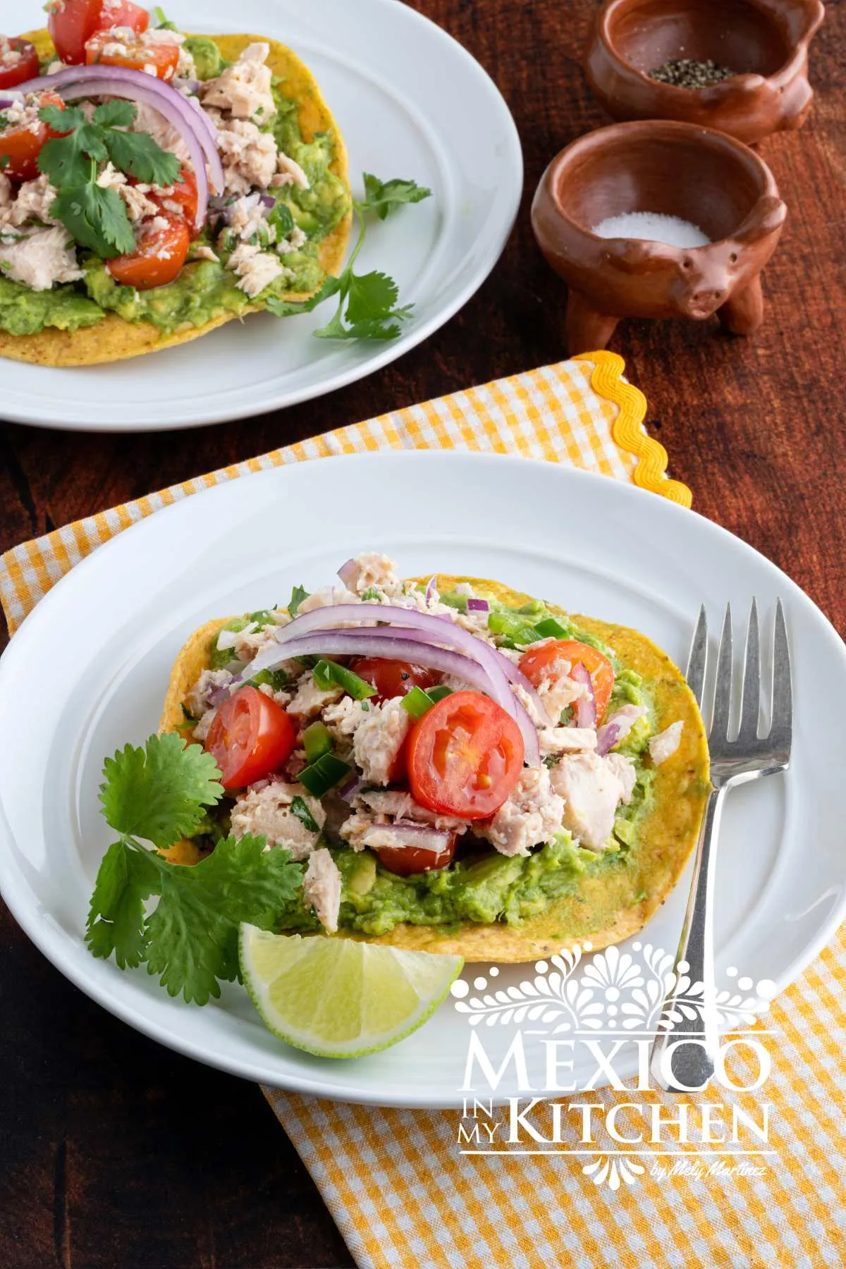 Canned Tuna Ceviche Tostadas