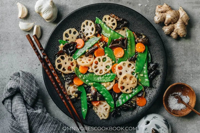 Cantonese Lotus Root Stir Fry