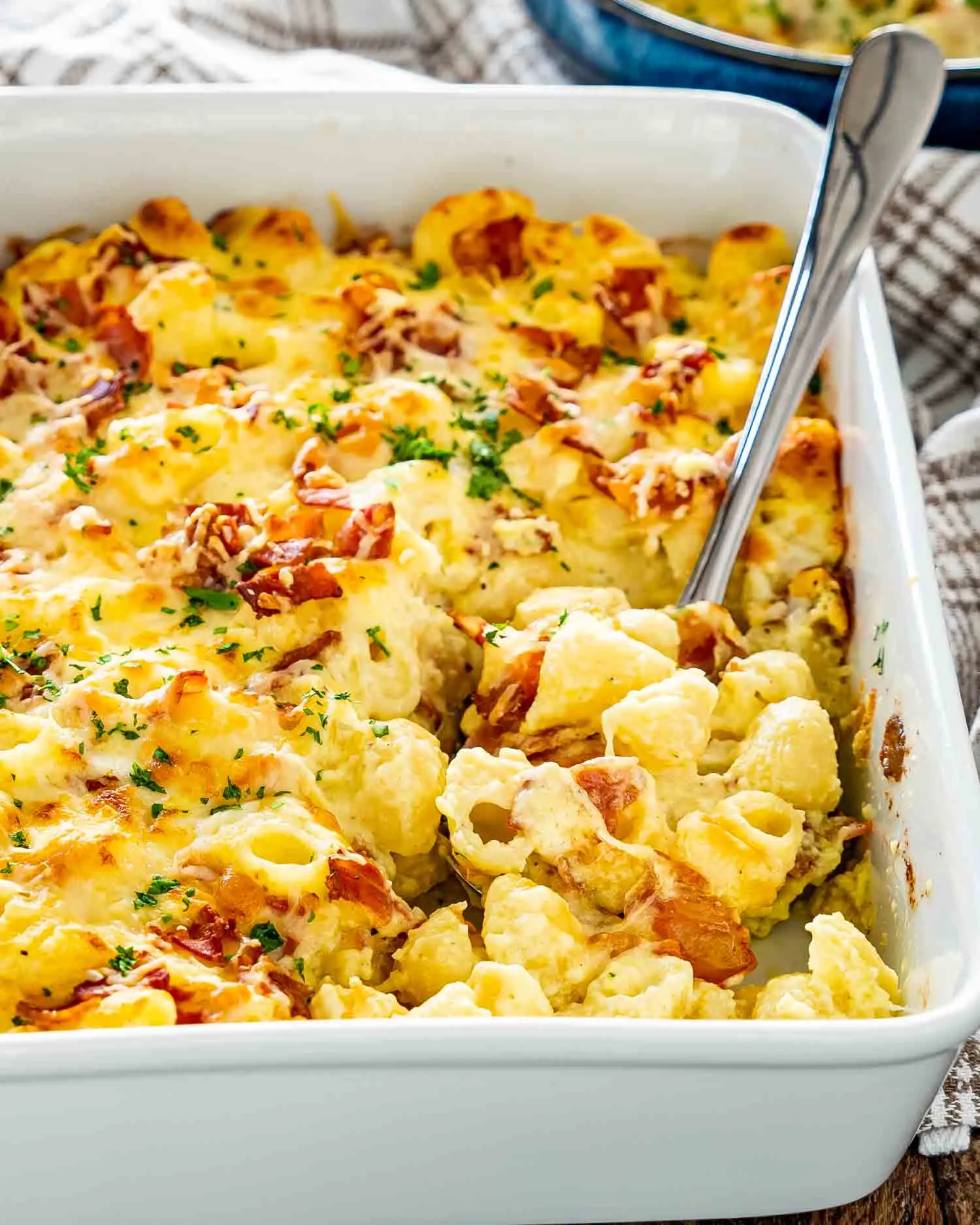 Carbonara Mac And Cheese Soufflé