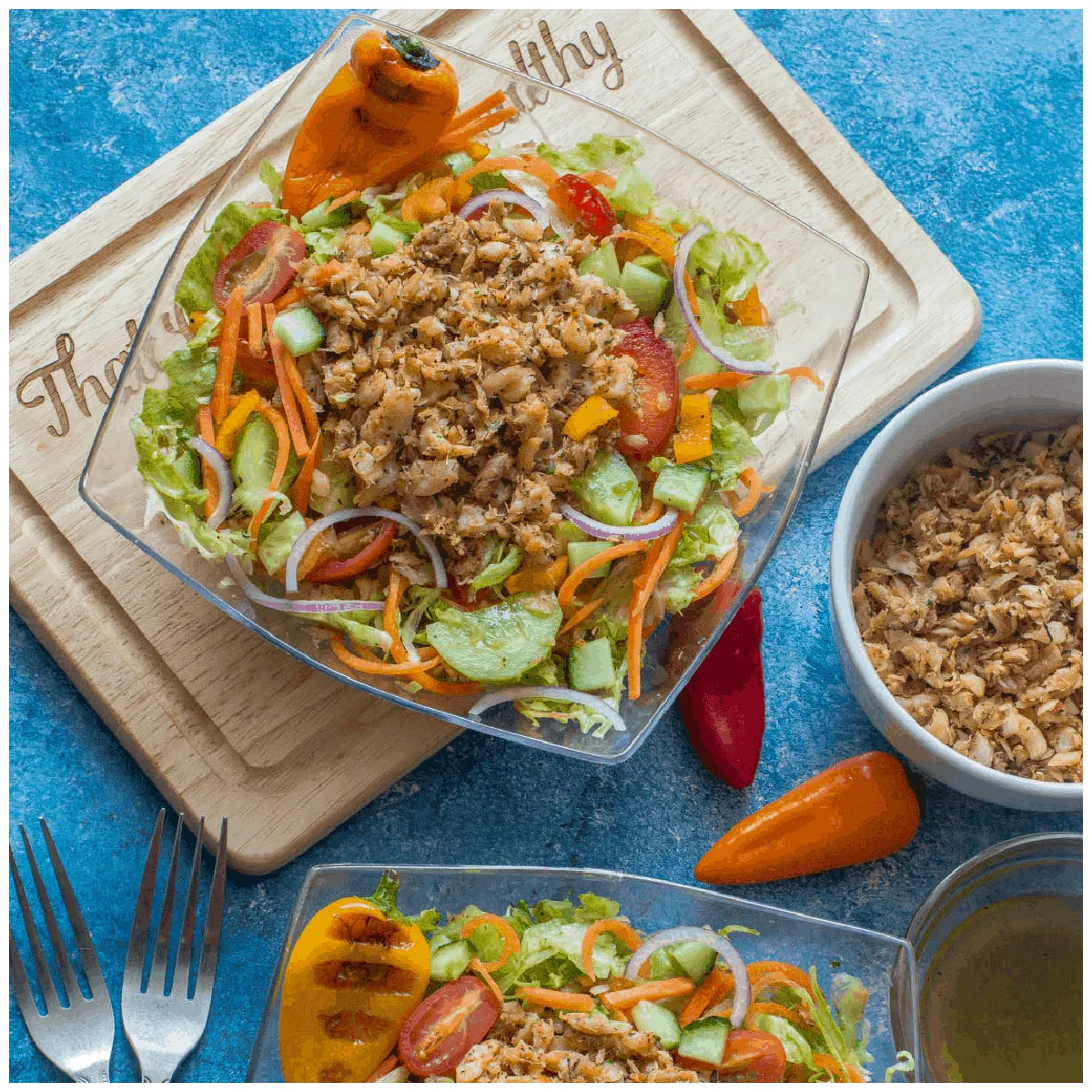Caribbean Salt Fish Salad