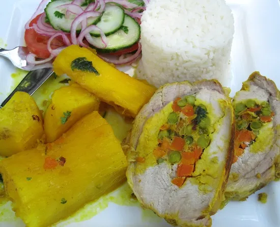 Carne de Cerdo Rellena