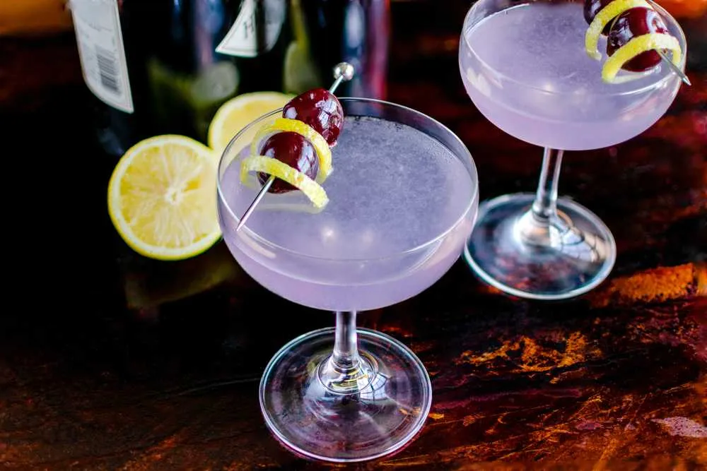 15 Creme de Violette Cocktails