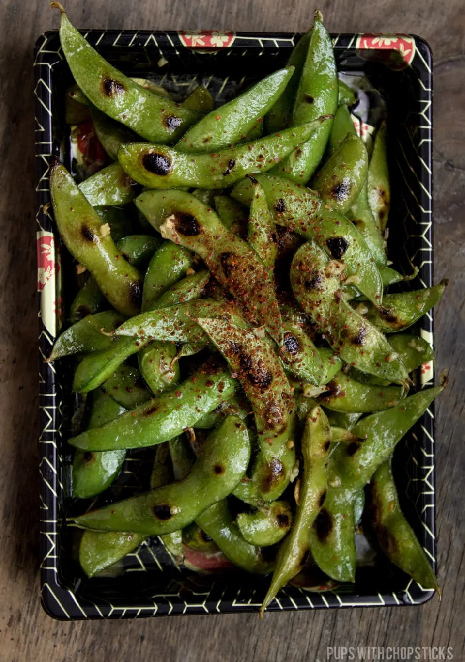 Charred Lemon Garlic Edamame Recipe