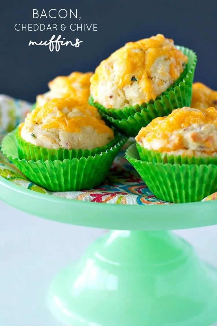 Cheddar and Chive Bacon Muffins