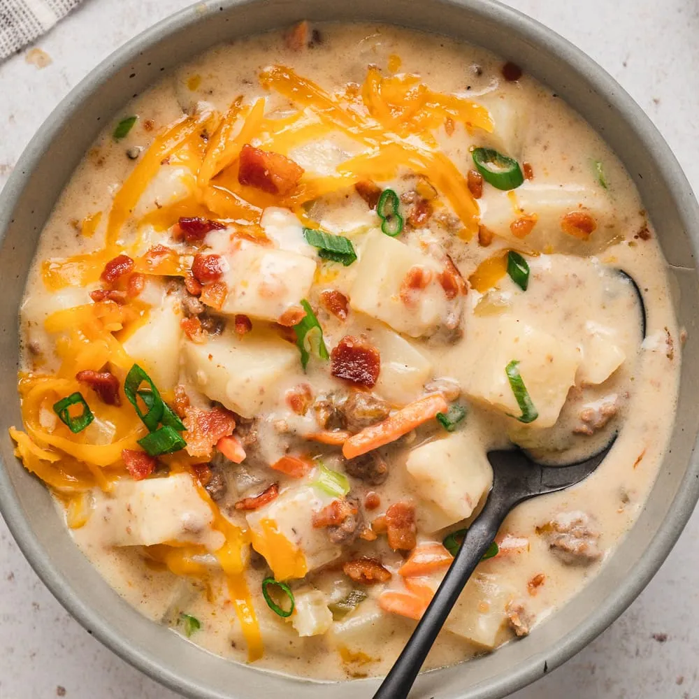 Cheeseburger Soup