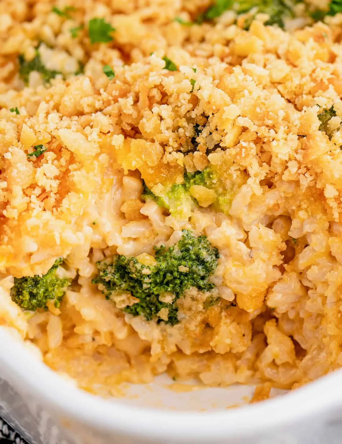 Cheesy Broccoli Rice Casserole