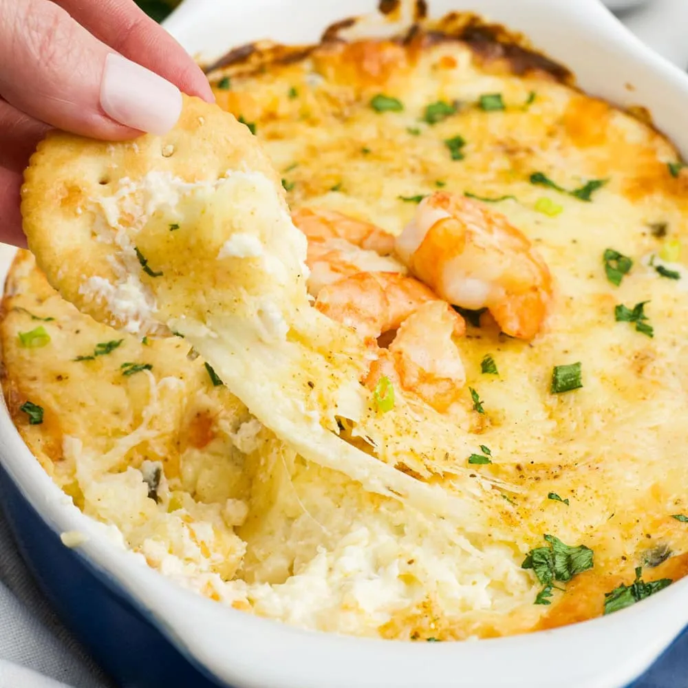 Cheesy Hot Shrimp Dip