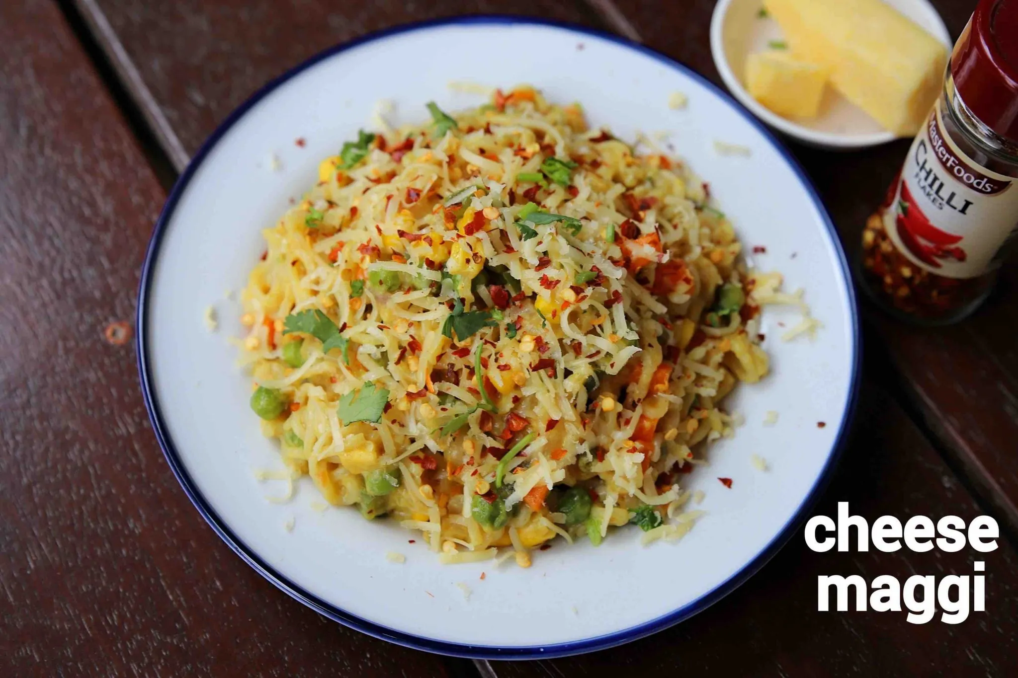 cheesy maggi recipe | chilli cheese maggi recipe
