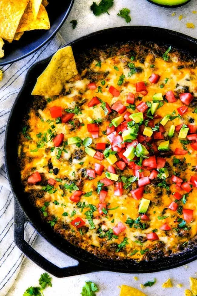 Cheesy Mexican Spinach Dip