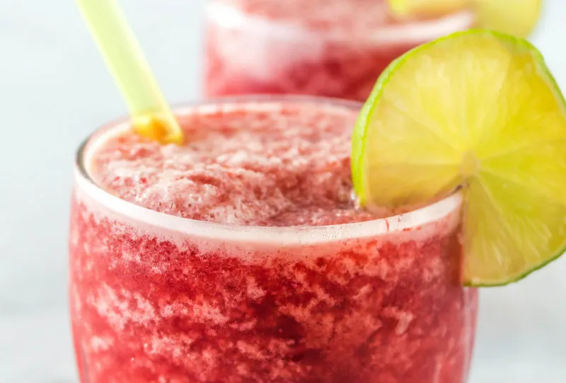 Cherry Lime Slushies