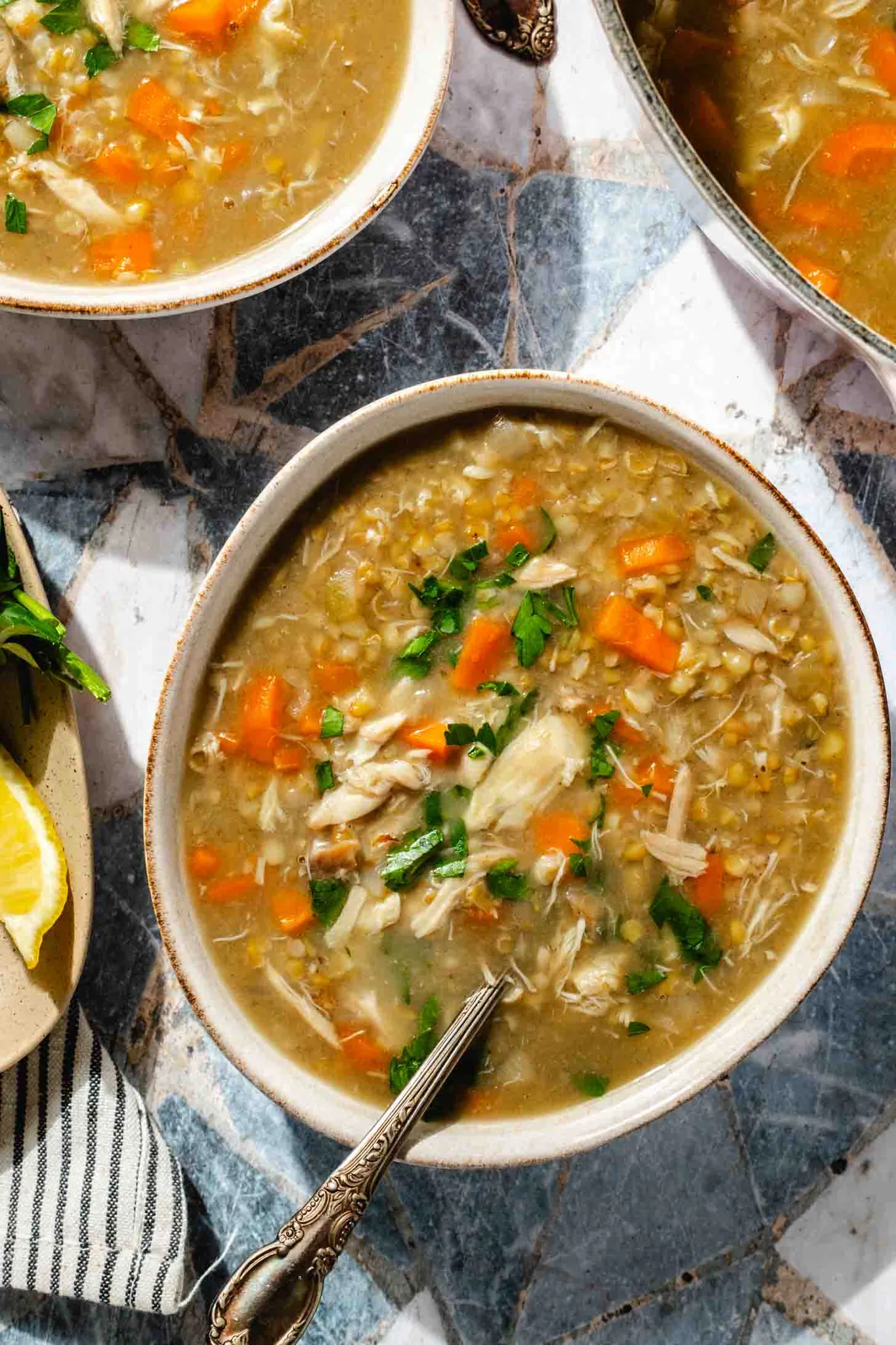 Chicken Freekeh Soup