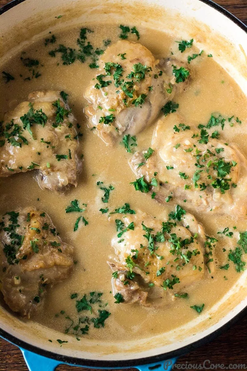 Chicken in White Sauce