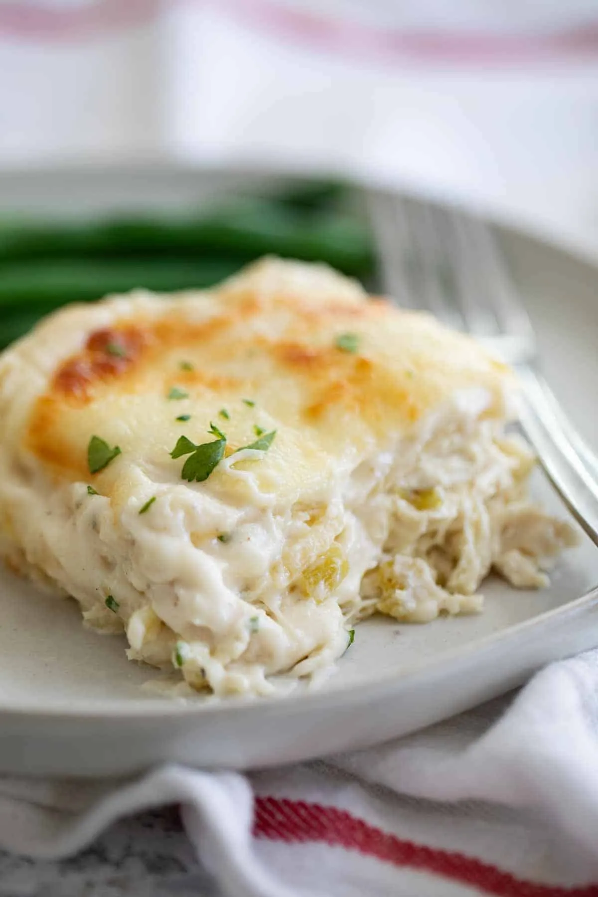 Chicken Lasagna with Green Chile and Cheese