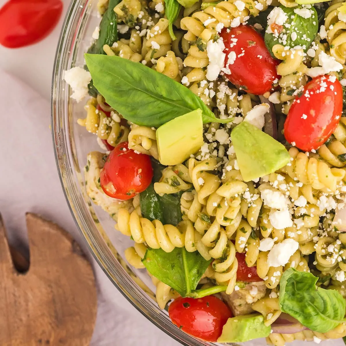 Chicken Pesto Pasta Salad