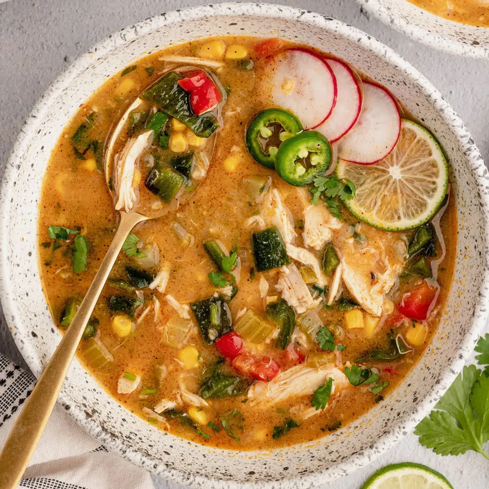 Chicken Poblano Soup