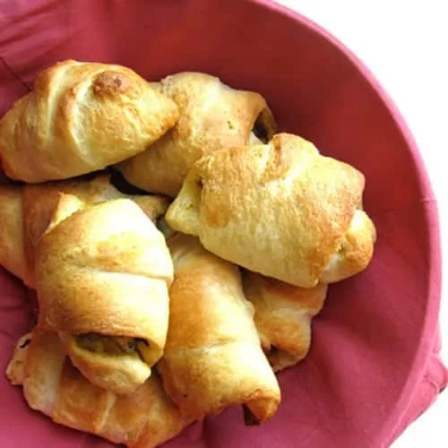 Chicken Stuffed Crescent Rolls