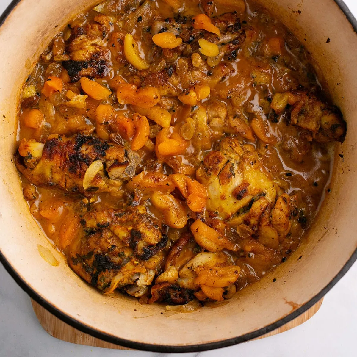 Chicken Tagine with Apricots