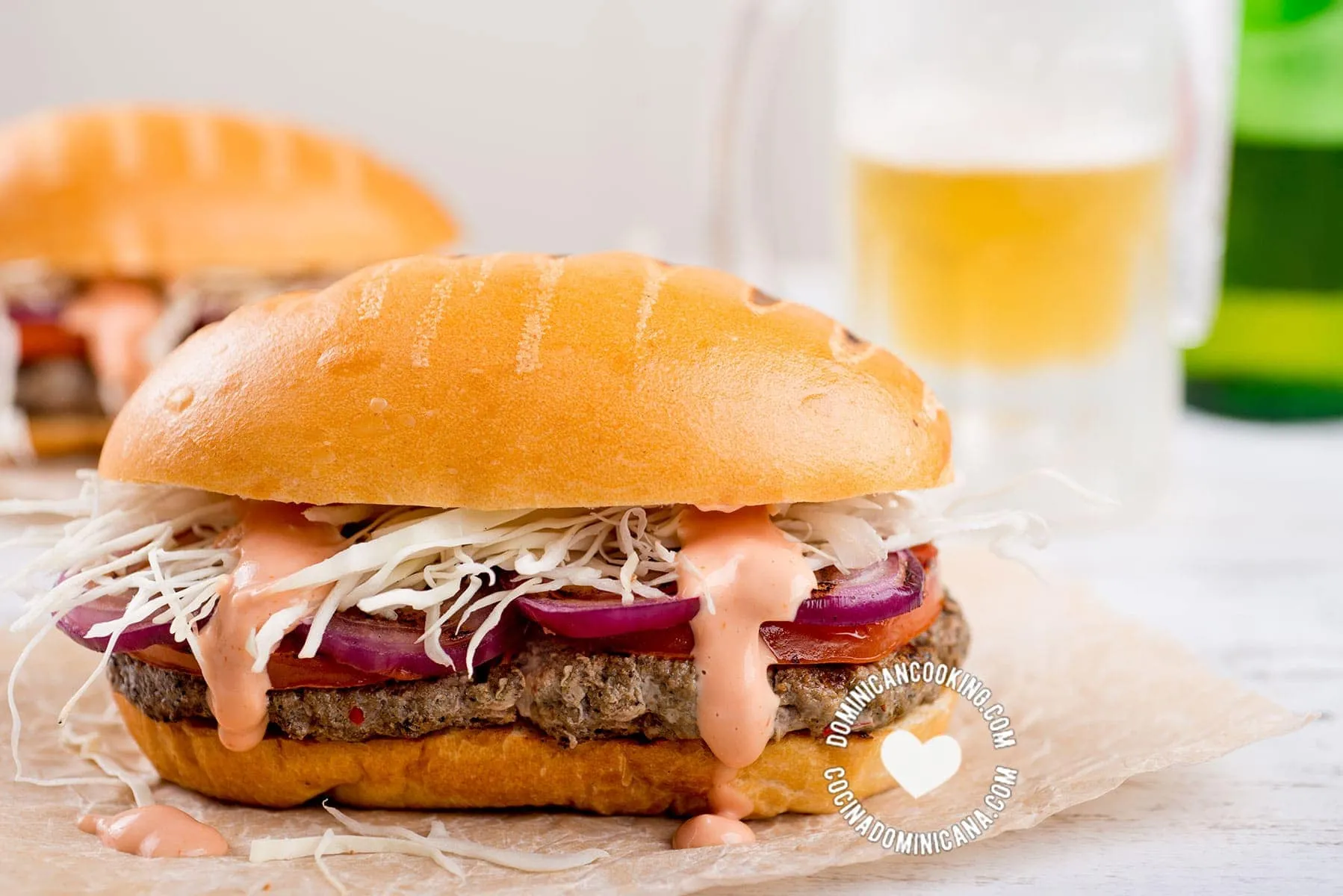 Chimi [Video+Recipe] Dominican Chimichurri Burger