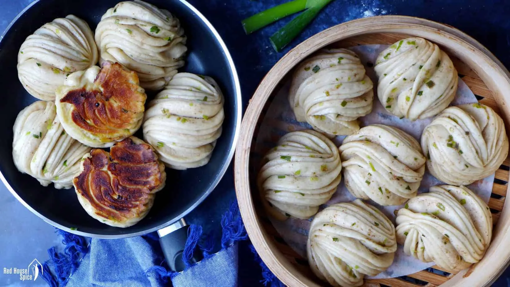 Chinese flower rolls