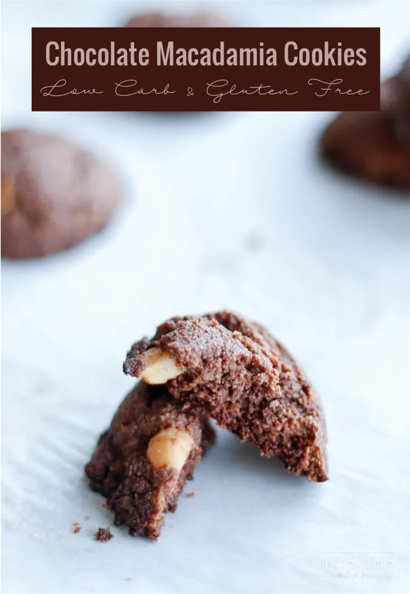 Chocolate almond macadamia cookies