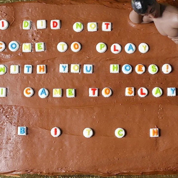 Chocolate Birthday Sheet Cake