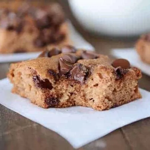 Chocolate Chip Applesauce Snack Cake