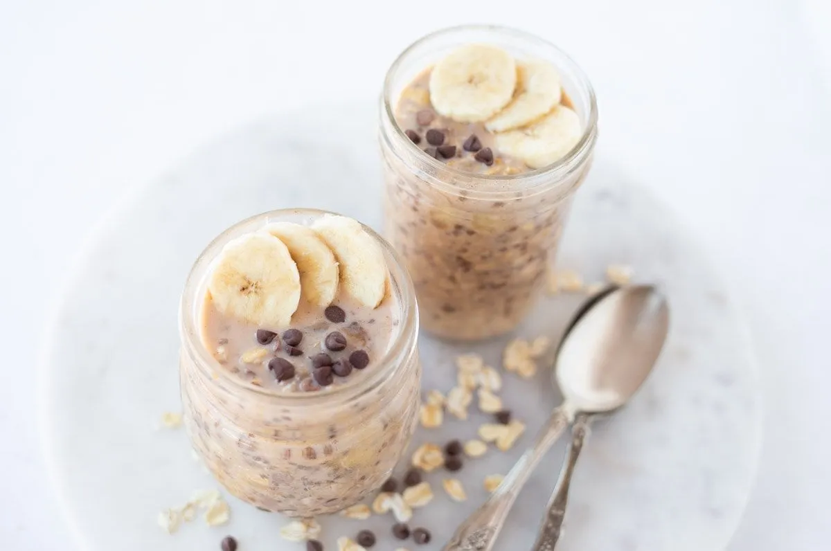 Chocolate Chip Banana Overnight Oats