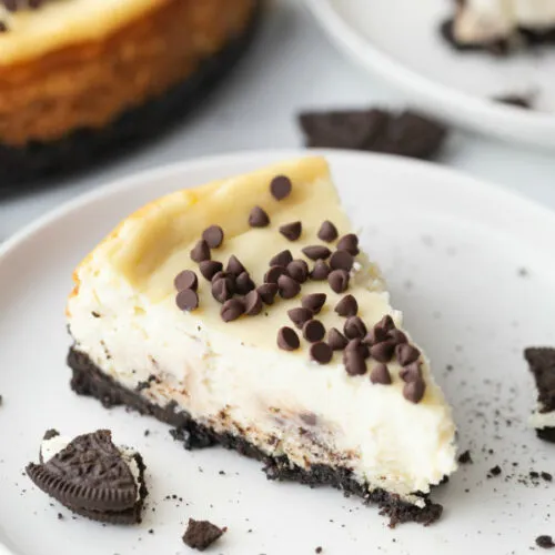 Chocolate Chip Cookie Dough Cheesecake