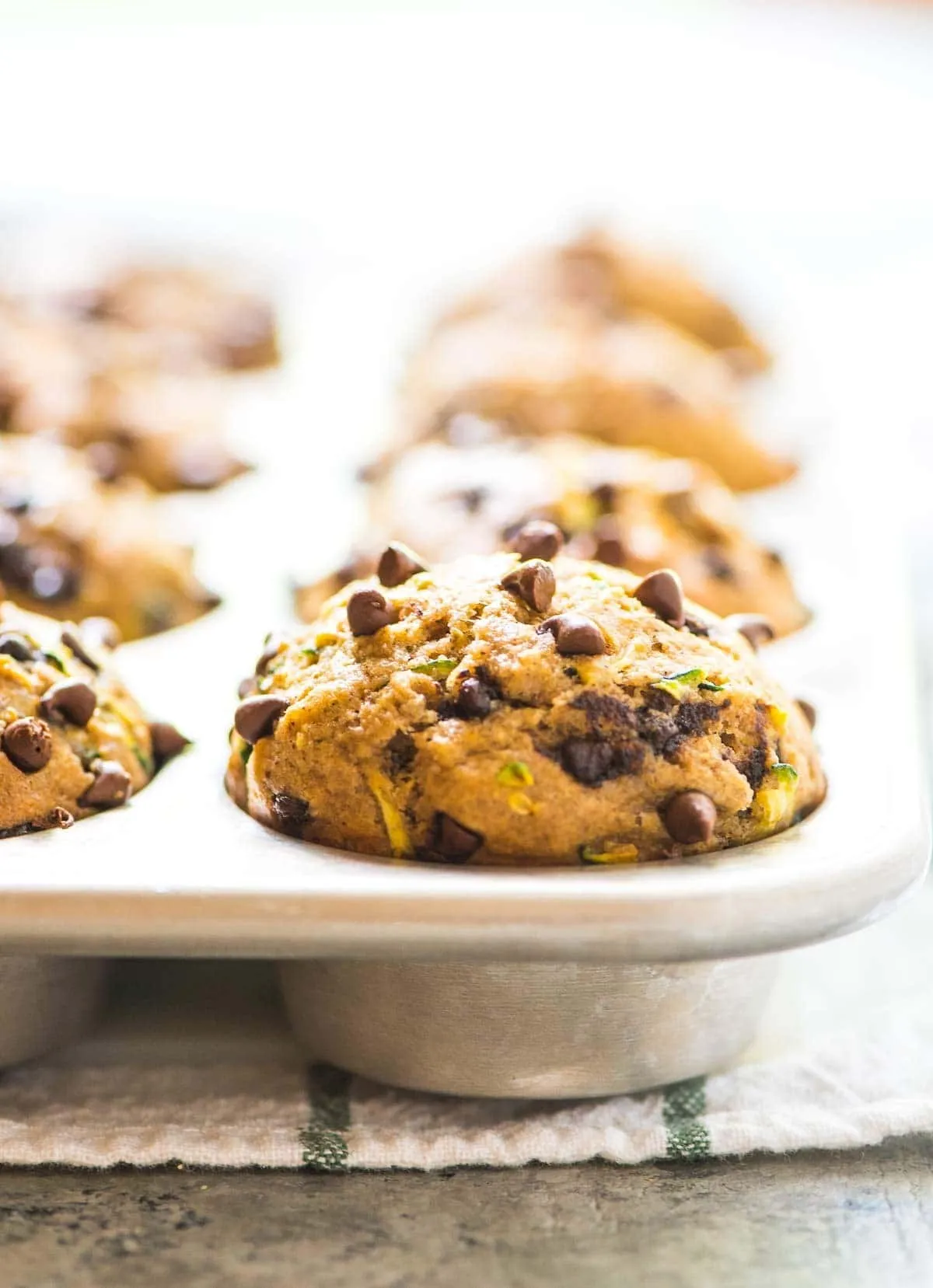 Chocolate Chip Zucchini Muffins