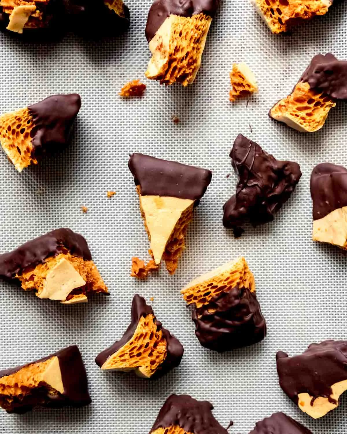 Chocolate Covered Honeycomb Candy Recipe
