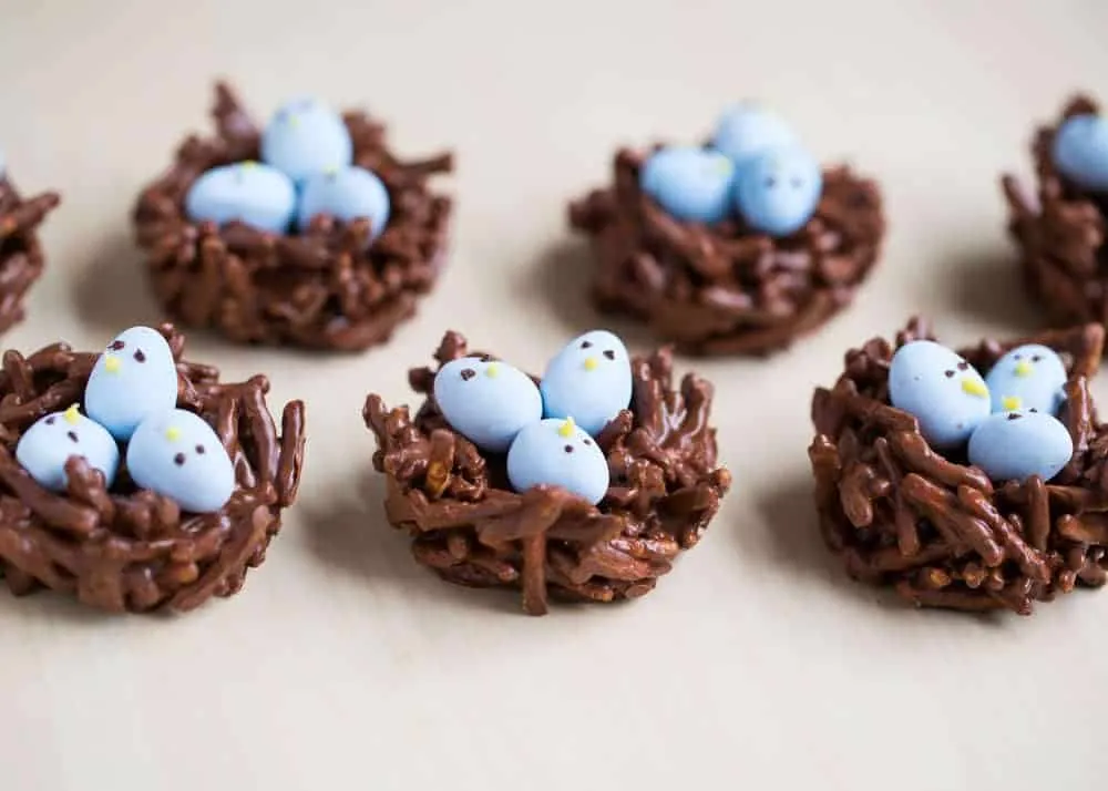 Chocolate Egg Nest Treats