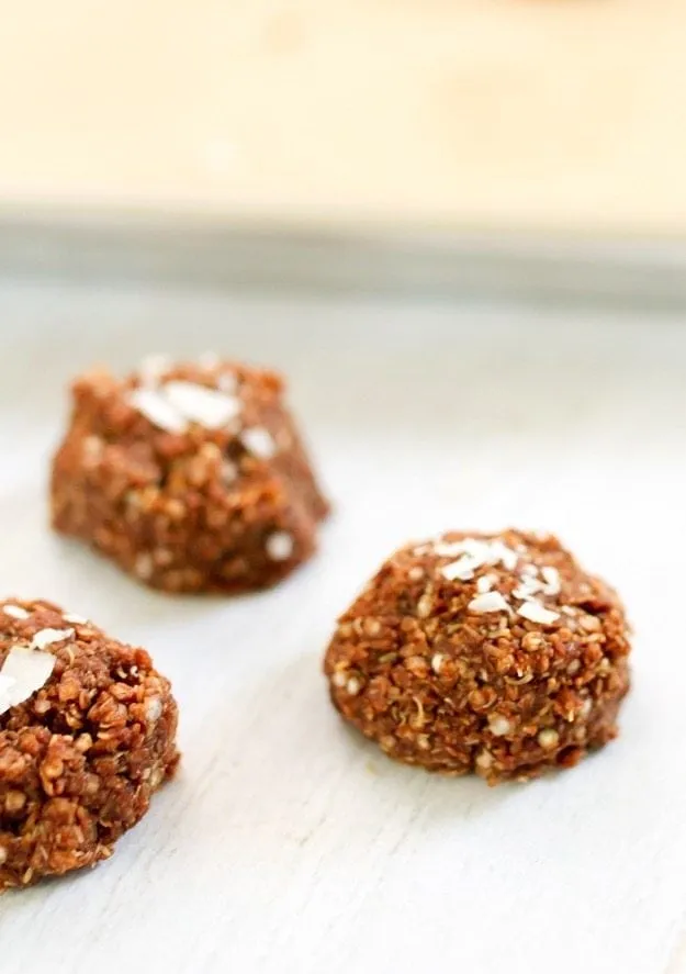 Chocolate Quinoa Crunch Bites