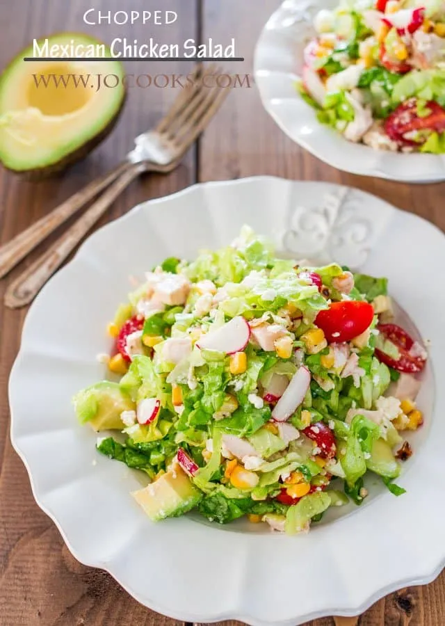 Chopped Mexican Chicken Salad