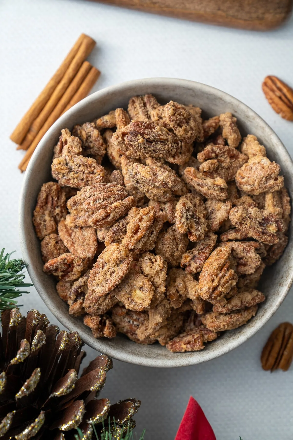 Cinnamon Sugared Pecans