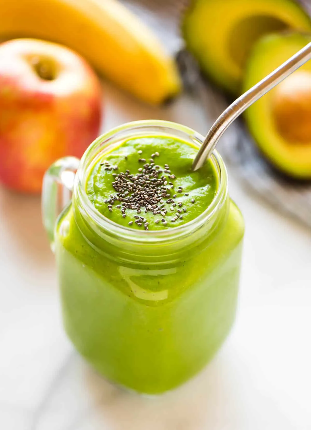 Cleansing Apple Avocado Smoothie