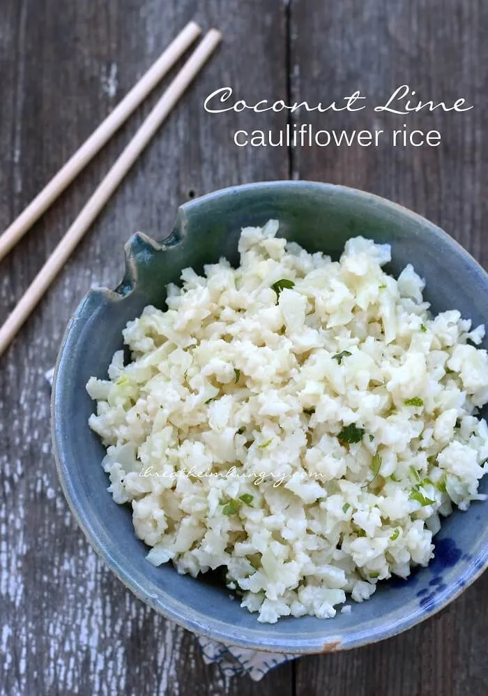 Coconut Lime Cauliflower Rice