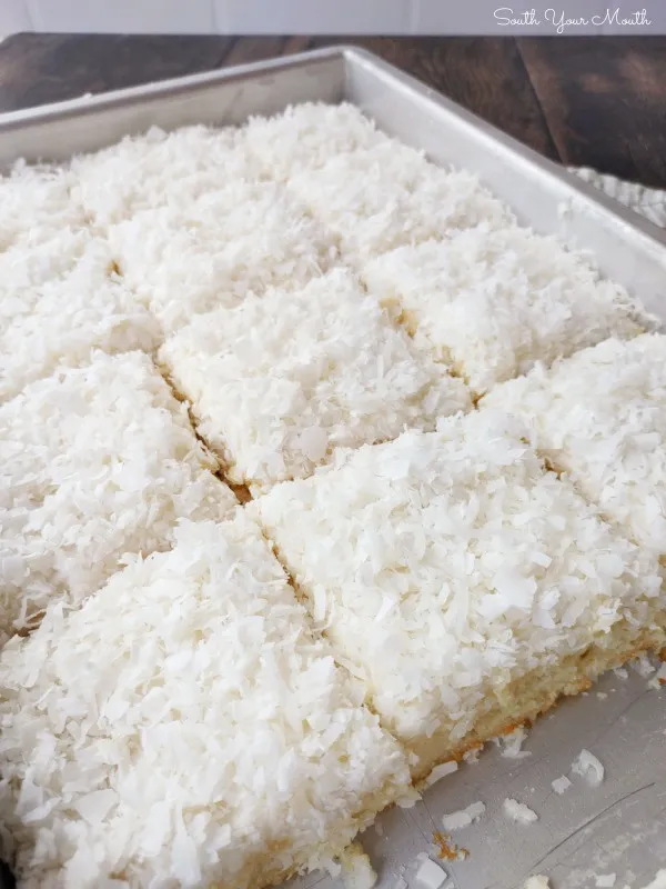 Coconut Texas Sheet Cake