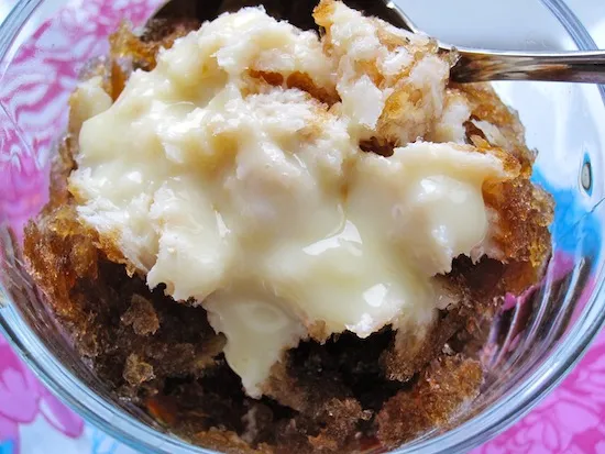 Coffee Granita with Sweet Condensed Milk