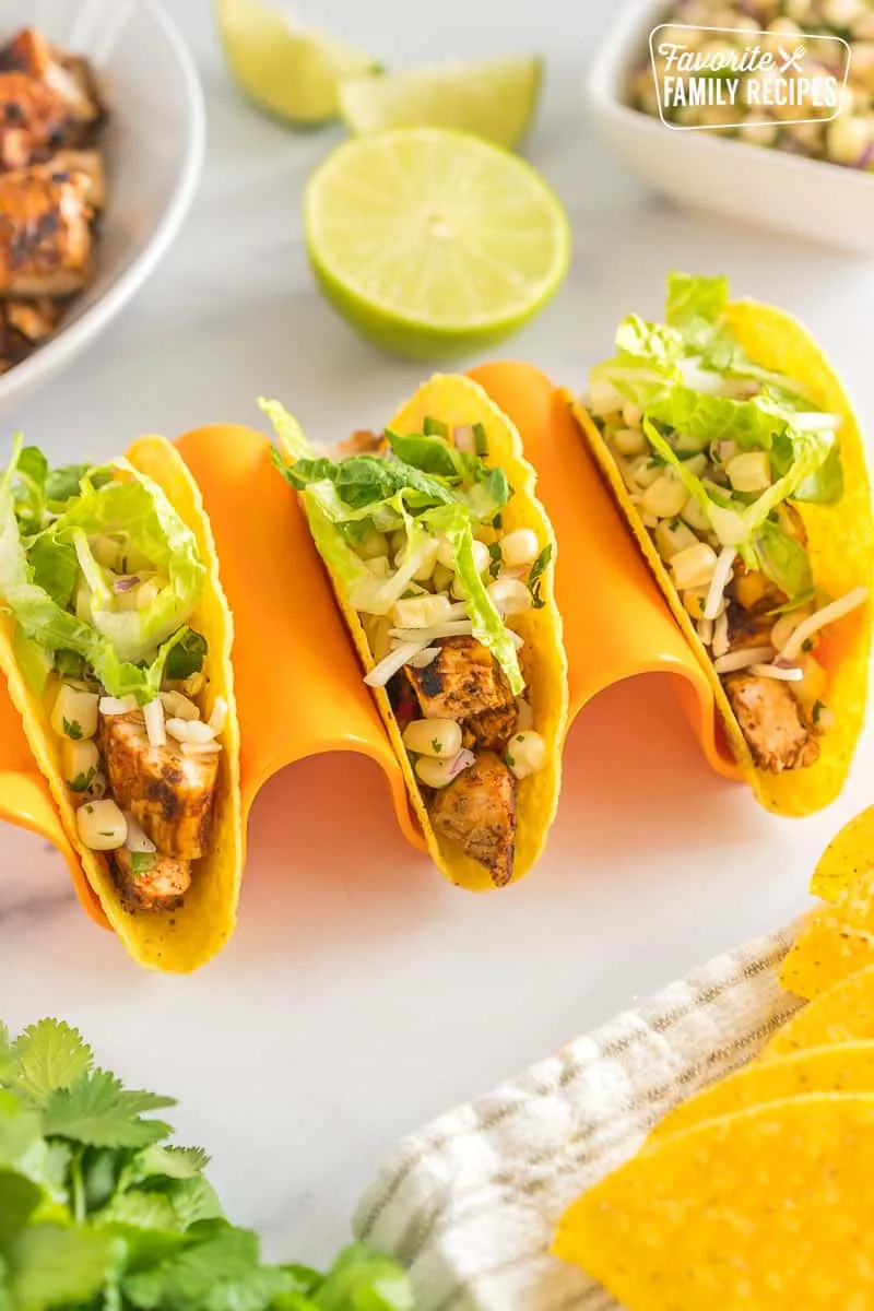 Copycat Chipotle Chicken Tacos