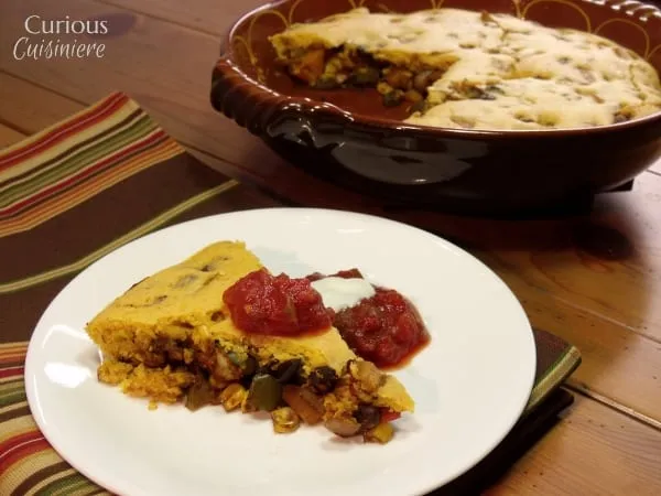 Cornbread Tamale Pie with Beans and Butternut Squash