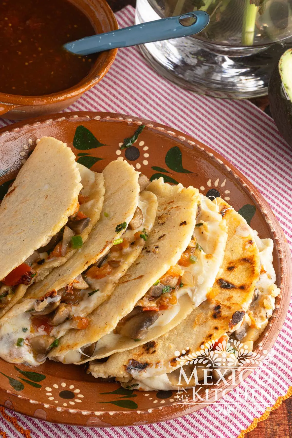 Corn Dough Quesadillas