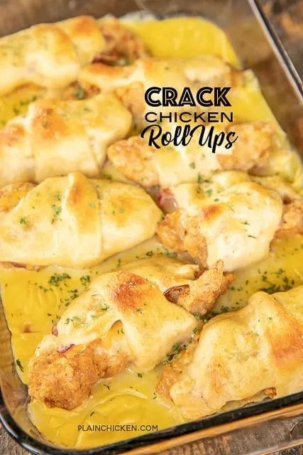 Crack Chicken Roll Ups