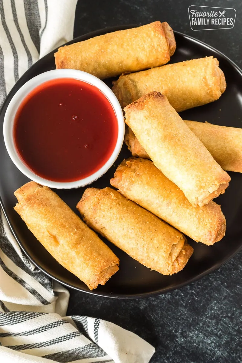 Air Fryer Frozen Egg Rolls