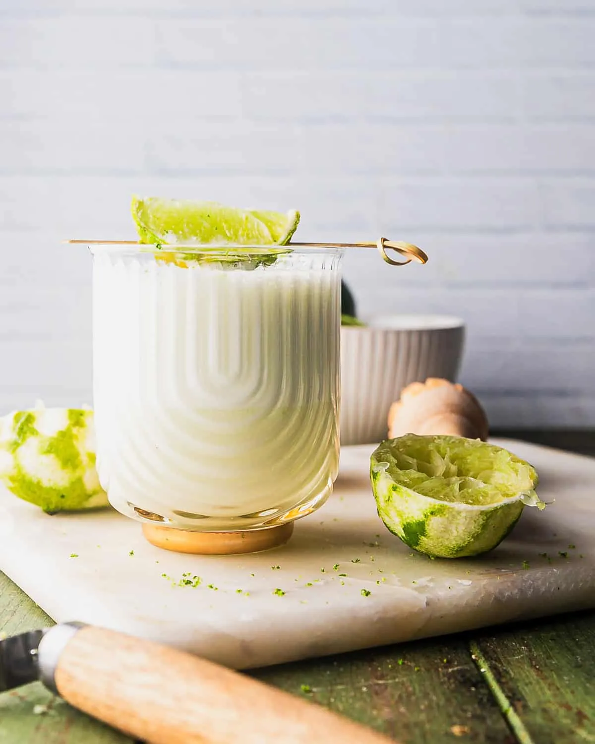 Creamy Brazilian Limeade Cocktail Recipe