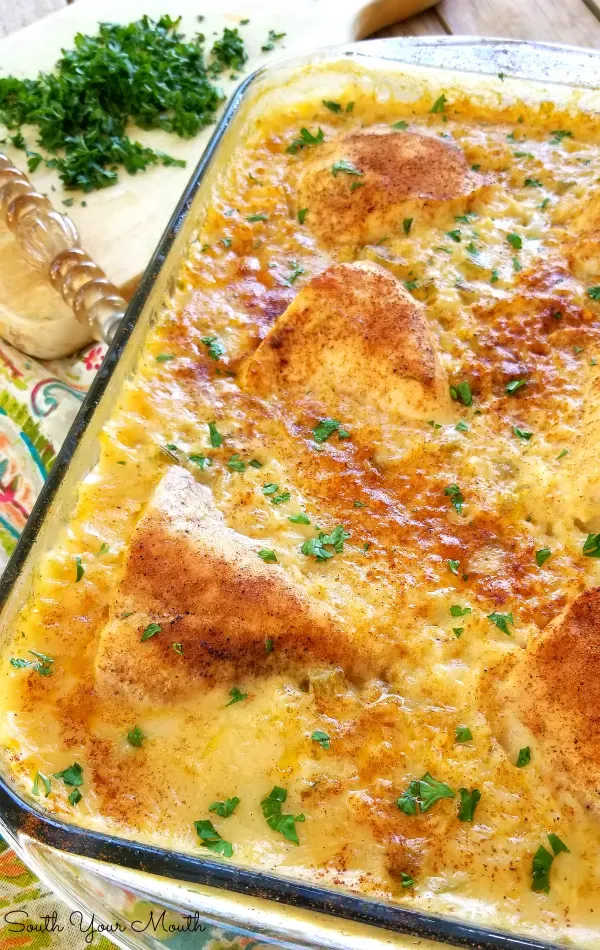Creamy Chicken & Rice Casserole