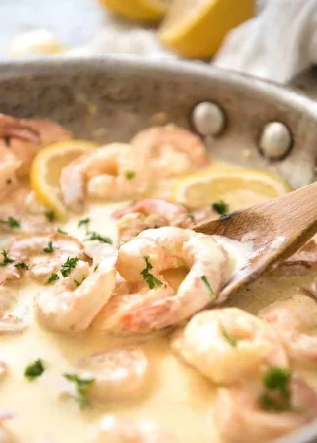 Creamy Garlic Shrimp