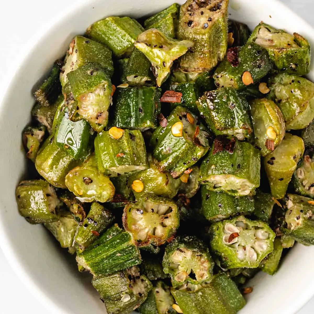 Air Fryer Frozen Okra