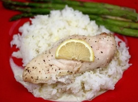 Creamy Lemon Chicken and Rice