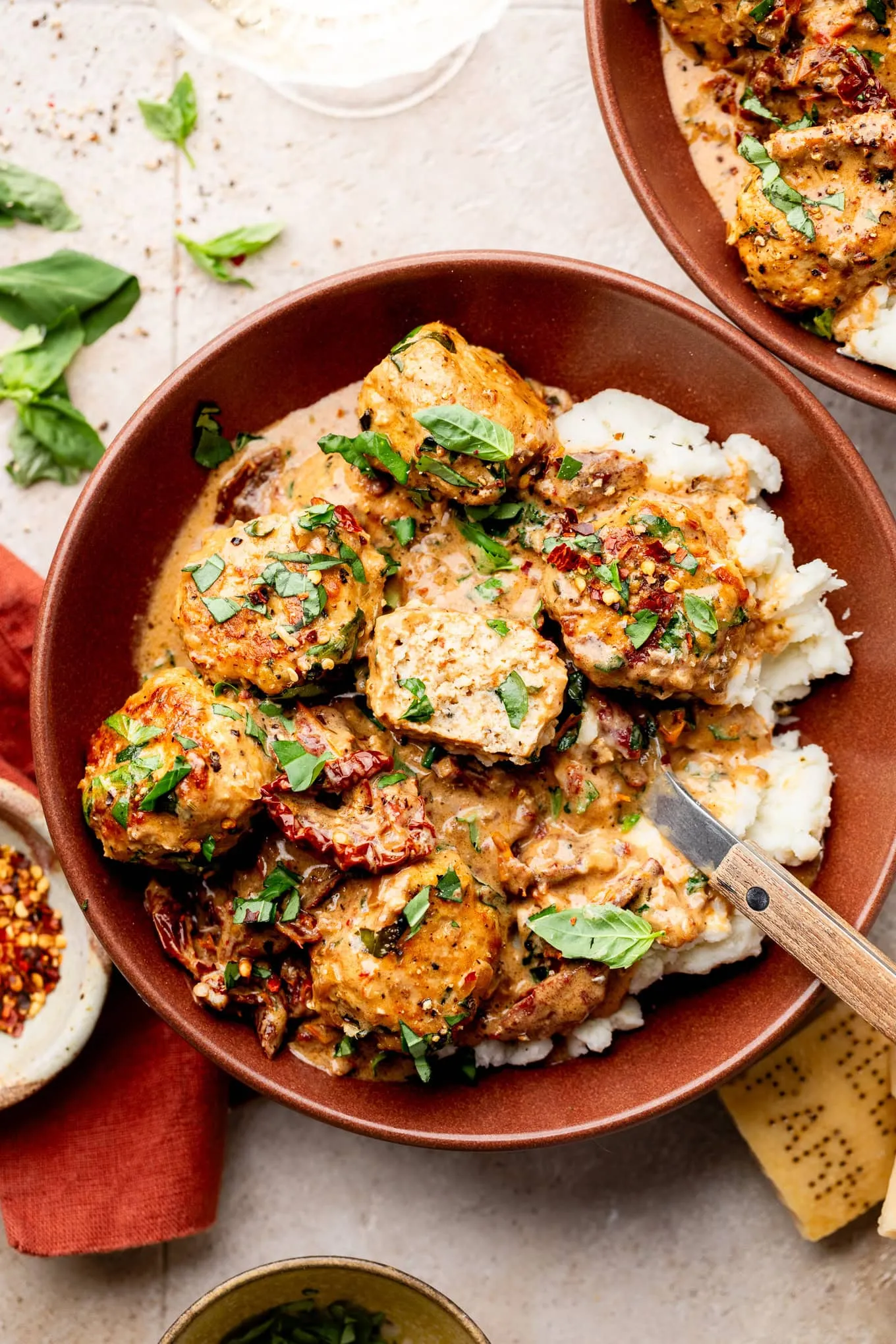 Creamy Marry Me Chicken Meatballs