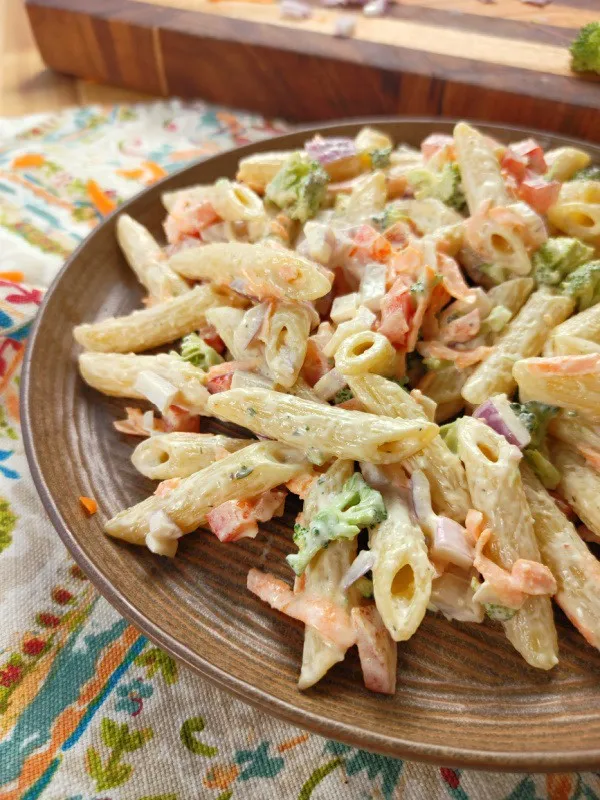 Creamy Primavera Pasta Salad